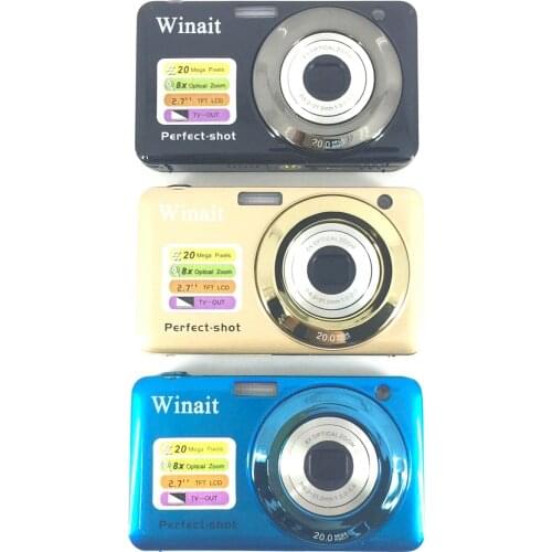 New Style DC-V600 Digital Camera 20MP Shooting 8x Optical Zoom Compact Camera 2.7" LCD Display 720P HD Digital Video Recorder