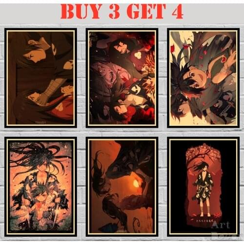 Anime Dororo Manga Kraft paper Poster Art Painting Abstract Fancy Wall Sticker 42X30cm
