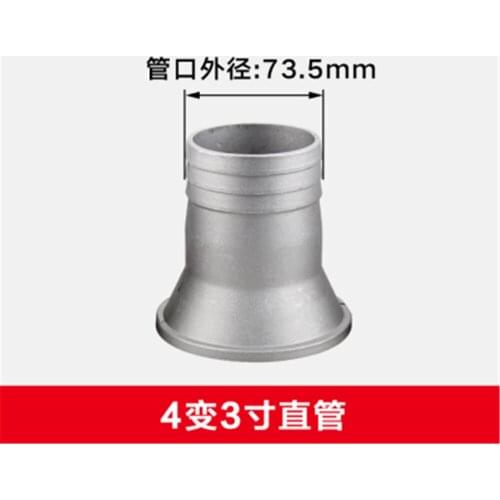 Gasoline Engine Self-priming Water Pump Accessories Aluminum Straight Pipe 2 2.5 3 4 Inch Adaptor For Import And Export