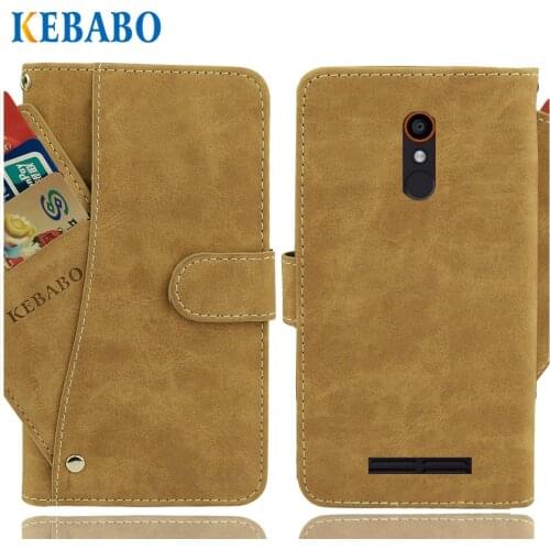 Vintage Leather Wallet Land Rover (Guophone) XP9800 Case 5.5" Flip Luxury 3 Front Card Slots Cover Magnet Stand Phone Bags