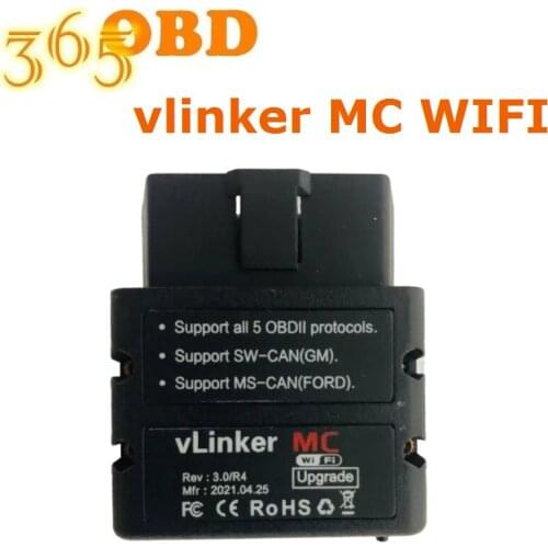 10PCS New Arrival vlinker MC Vgate iCar Pro Bluetooth 4.0/WIFI Auto Code Reader OBD2 Scanner For Android/IOS as icar2 ELM327