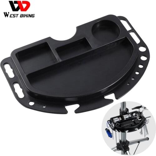 WEST BIKING Tool Tray Bike Repair Stand Maintenance Tool Storage Sturdy Durable Display Repair Stand Repair Tools Storage Shelf