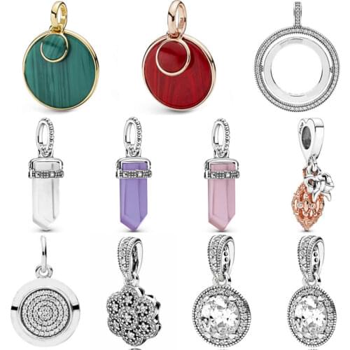 Green & Red Beautifully Different Murano Crystal Amulet Pendant Bead 925 Sterling Silver Charm Fit Europe Bracelet Diy Jewelry