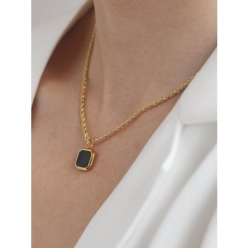 Timeless Wonder Glam Snake Chain Geo Choker Necklace Women Titanium Jewelry Designer Ins Gift Gothic Egirl Party Rare Fancy 6546