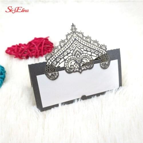 10/50/100pcs Laser Cut Table Name Place Cards Wedding Invitations Table Name Card Party Birthday Decoration Wedding Supplies 5z
