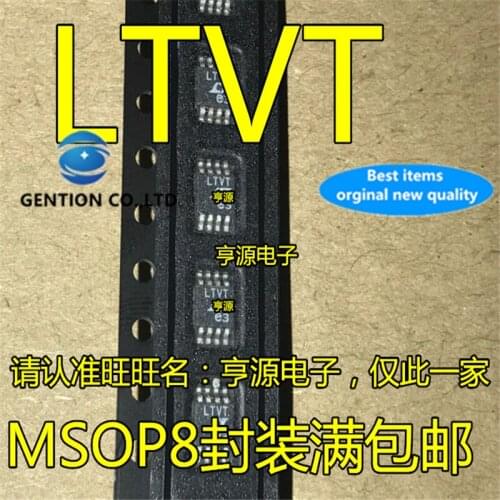 10Pcs LTC2053 LTC2053CMS8 MSOP8 Silkscreen LTVT Instrument amplifier chip in stock 100% new and original