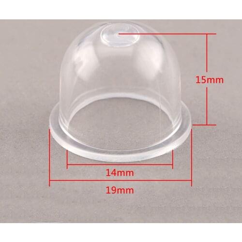 10Pcs Carburetor Spare Parts Carb Primer Bulbs For Chainsaw Blower Trimmer Brushcutter Small Fuel Pump OD*ID*H=19*14*15
