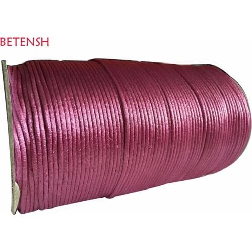 2.5mm LT Mauve Nylon Cord+Jewelry Findings Accessories Rattail Stain Macrame Rope Bracelet Beading Cords 250m/roll