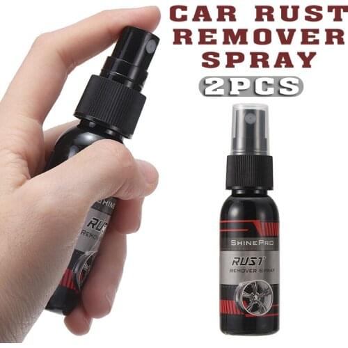 2pcs Auto Multi-Purpose Rust Inhibitor Car Window Rust Remover Derusting Spray Truck Maintenance Cleaning 30ml Cleaning Tool