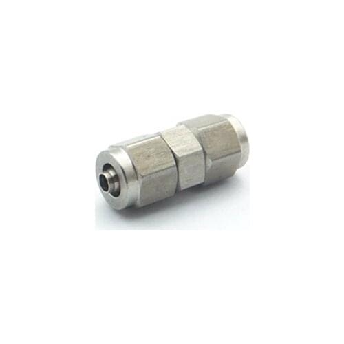 304 Stainless Steel Pipe Fitting Union Equal Quick Tube Connector 4mm 6mm 8mm 10mm 12mm 14mm 16mm