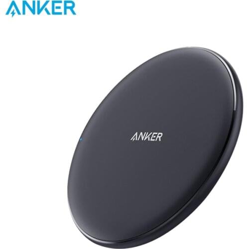 Anker Wireless Charger, PowerWave Pad Qi-Certified 10W Max for iPhone SE (2020), 11 series, AirPods, (No AC Adapter)