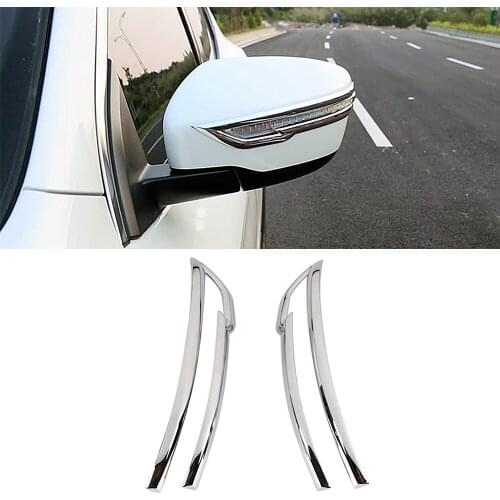 For Nissan Qashqai X-Trail Murano Rogue Juke 2014 2015 2016 2017 2018 Side Mirror Cover Chrome Trim Turn Signal Light Molding
