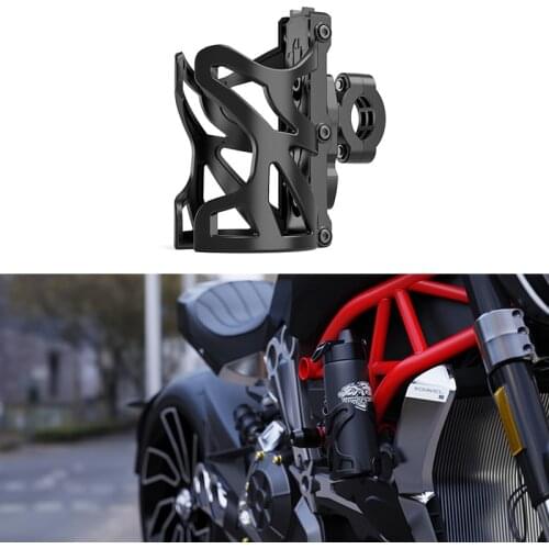 Motorcycle Drinking Cup Bracket Holder Motorbike Crash Bar Water Bottle Bike Universal Riding Equipment Water Cup Holder