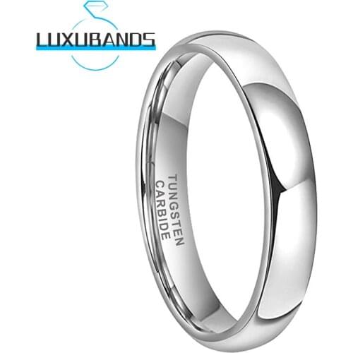 5MM Tungsten Carbide Rings For Men Wemen Fashion Engagement Domed Bands Polished Finished Comfort Fit