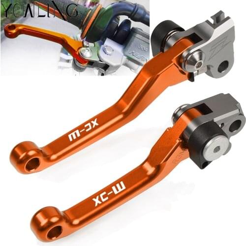 Motorbike CNC Custom Made Folding handle Brake Clutch Lever For 125 150 200 300 400 450 500 525 530 XC-W Dirt Bike Motocross
