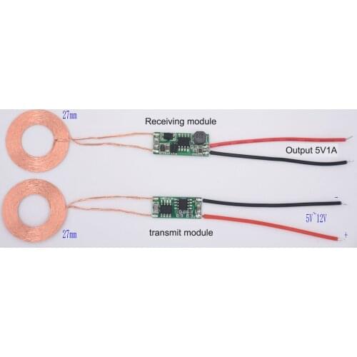 Small Coil 1A Current Wireless Charging Power Supply Wireless Power Transmission Module