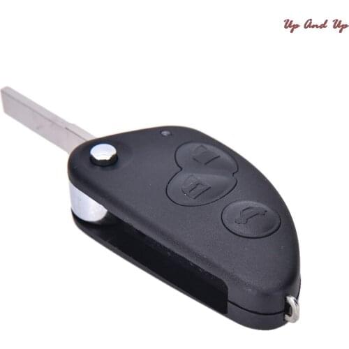 New 1pc Car Replament Key Case 3 Buttons Flip Remote Key Case Shell For Alfa Romeo 147 156 166 GT JTD TS