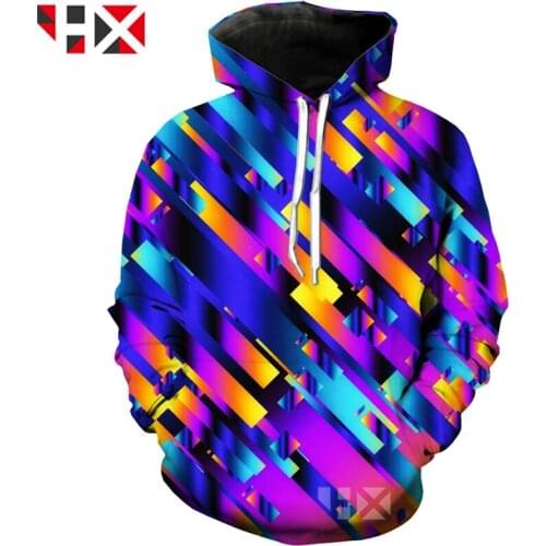 HX 2021 Autumn New Fashion 3D Print Abstract Art Sweatshirt Hoodie Unisex Visual Feast Hip Hop Style Hot Sale Tops HX356