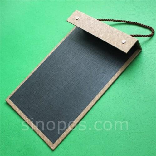 Swatch StackBook Cover A4, fabric samples cards holder textile material collection stack book leather flip fold display binder