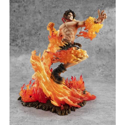 Anime One Piece Portgas D Ace MAX 15th Anniversary Special Edition Ver. GK Statue PVC Action Figure Collectible Model Toys Gift