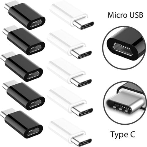 Dropshipping Micro Usb To Usb C Adapter Cable Charger Type C Converter for Xiaomi Samsung Huawei Microusb To Usbc Przejsciowka