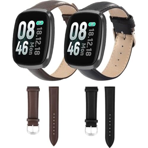 Replacement sport band for fitbit versa 2 band leather 22.5mm Replaceable bracelet with watch accessory Smart watch Straps