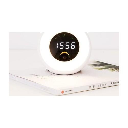 Time light double ear mushroom light children intelligent timing sleep led induction mushroom light alarm clock 030 y