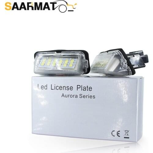 LED License Plate Light Base for Toyota CAMRY-ACV51 ASV50(Asia) 11.12~ (Gen 7th ) HYBRID 12 ~ (Gen 7th ) Car Number bulbs DC 12V
