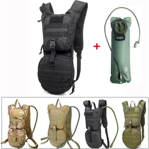 Tactical water bag backpack outdoor water replenishment backpack running riding mens and womens camping water bag