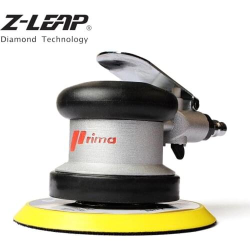 Z-LEAP 5" Air Random Orbital Palm Sander 10000rpm Non-Vacuum Pneumatic Sandpaper Polisher Polishing Grinding Machine Hand Tools
