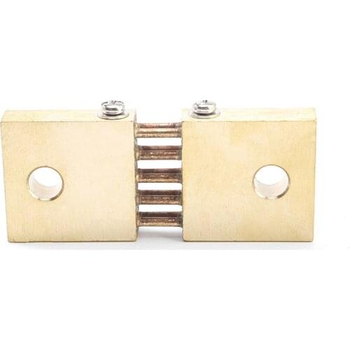 1pcs FL-19B Shunt 750A 75mV Welding Machine Brass Resistor DC Shunts For Current Analogue Panel Meter