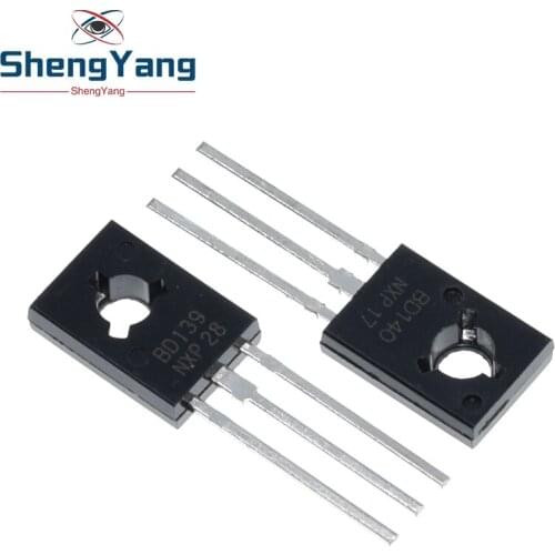 10PCS BD139 BD140 ( 5PCS BD139 + 5PCS BD140 ) TO126 TO-126 new voltage regulator IC