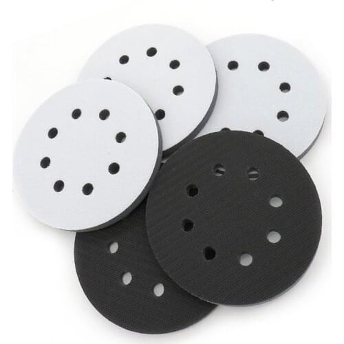 5 Inch 8 Holes Soft Interface Sanding Polishing Disc Protective Pad Backing Pad For Bosch Sander New