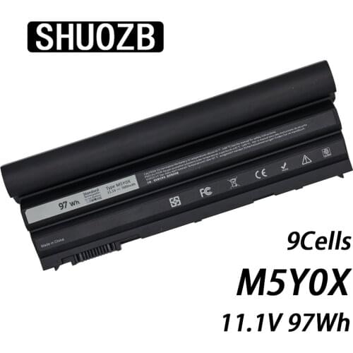 Laptop Battery M5Y0X NHXVW 11.1V 97Wh 9Cells for For DELL Latitude 71R31 8858X T54FJ X57F1 T54F3 E6420 E6520 E5420 E5520 E6430