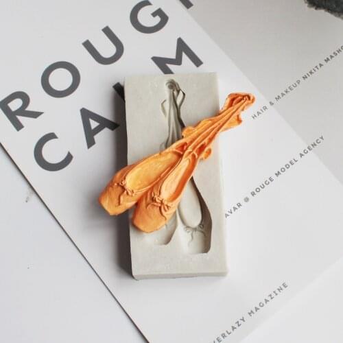 Aouke Ballet shoes Silicone Decorating Molds Cake Silicone Mold Sugarpaste Candy Chocolate Clay Mould