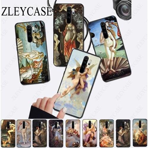 Art Painting The Birth Of Venus Phone Case for redmi note8pro note7 note5 note6pro 7 7A 8 8A Note8T Note9 note9s note9pro Cover