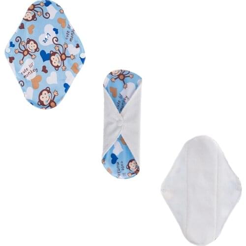 Sanitary Pads Bamboo Fibre Soft Cushion Sanitary Serviette For Maternity Women Washable Reusable Panty Liner Napkin Cloth