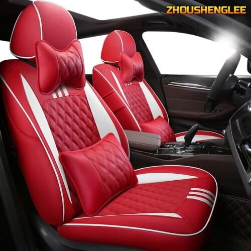 Custom Leather car seat covers For VW UP! Golf Polo Caravelle Multivan Sharan Passat Variant T-ROC T-Cross seats cars
