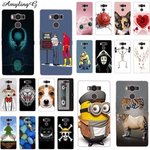 Fashion Cases For ELephone P9000 P 9000 5.5" Case Patterned Cartoon Cover Soft Silicone TPU Fundas Para Style Owl Cute Rose Cat