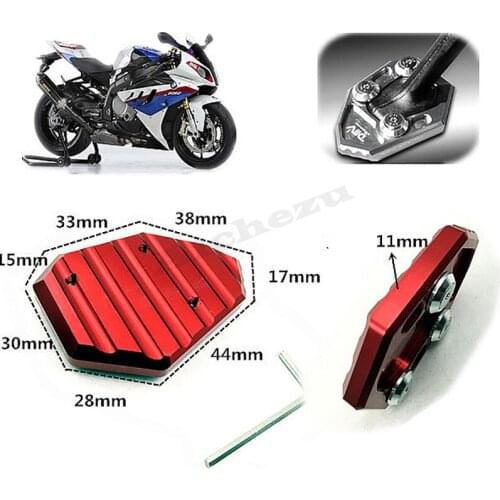 ACZ Motorcycle CNC Kickstand Foot Side Stand Extension Pad Support Plate Side Stand Enlarge For BMW S1000RR S1000 RR 2010-2014