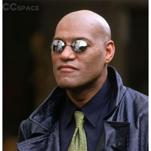 47957 The Matrix Clamp Nose Frameless Sunglasses Men Women Fashion Shades UV400 Vintage Glasses