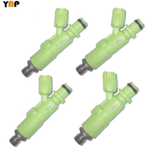 New Fuel Injector (4) FIT FORTOYOTA SPACIA TOWNACE KF82 KF80 KF60 KF72 KR42 7KE 1.8L L4 23250-13030 23209-13030 1993-2002