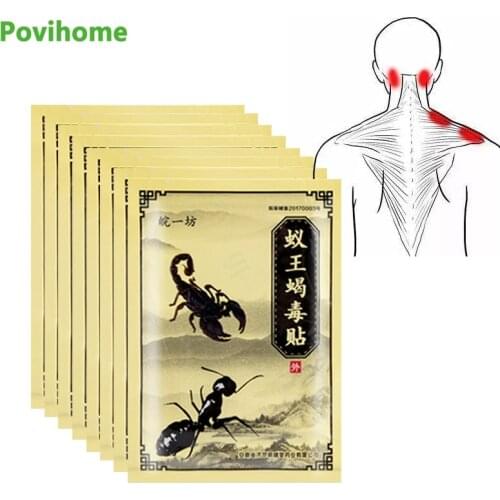 48pcs Pain Relief Patch Medical Plasters Muscle Pain Arthritis Capsicum Plaster Joints Arthritis Treatment Painkilling Sticker