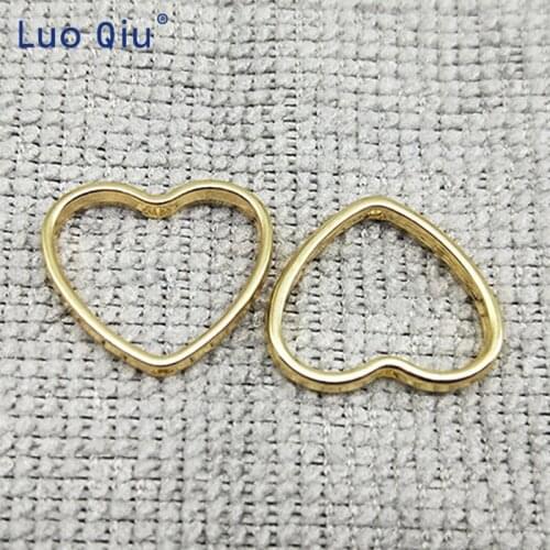 Belt buckle gold color sexy Japanese style Peach heart Simple fashion generous accessories temperament 100 pcs/pack 18mm