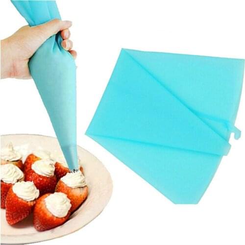 Silicone TPU Piping Bag Reusable Icing Piping Cream Pastry Bag Cake Decorating Tool DIY Cupcake Kitchen Cakes Supplies