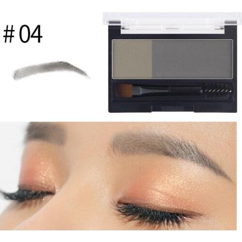 Cute Eyebrow Enhancers Instant Eyebrow Stamp Waterproof Powder Makeup Set Adjustable Eyebrow Stamp Women Makeup Tools @ME88