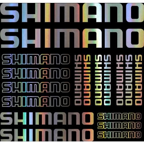 For Shimano Vinyl Decals Stickers Sheet Bike Frame Cycle Cycling Bicycle