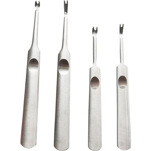 1Sets DIY Hand Stitching U+V Shaped Stainless steel Groover Skiving Edge Beveler Tools Leather Craft Making Kit Sewing Supplies