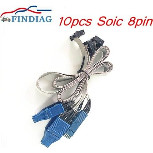 10pcs/lot 2021 Newest Soic Clip 8pin for Jan Version Tacho Pro Universal KM Tool NO.42 DIP-8CON NO. 43 SOIC-14CON NO.44 SOIC-8CO