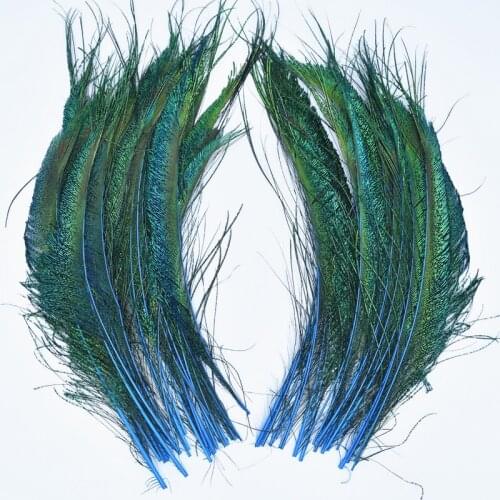 20pcs Peacock Feathers wing 30-35cm/12-14" plume decoration feathers for clothes Natural Feathers for Crafts Carnaval Assesoires